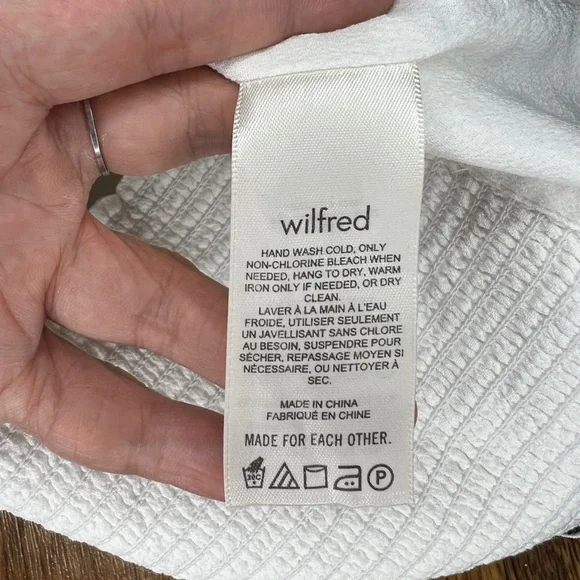 Wilfred white crop top XS - Picture 5 of 6